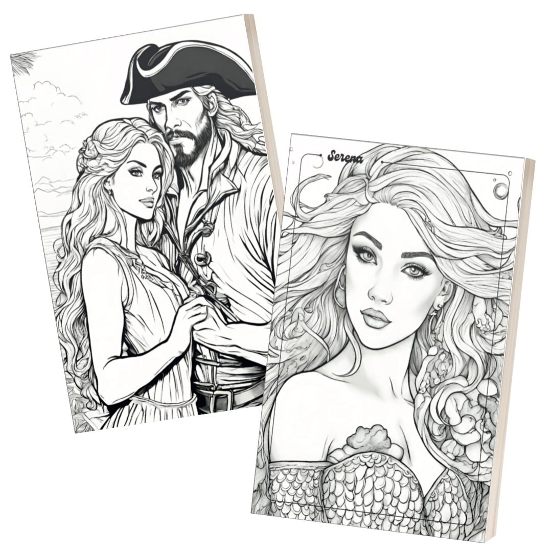 Romancing the Seas Coloring Book