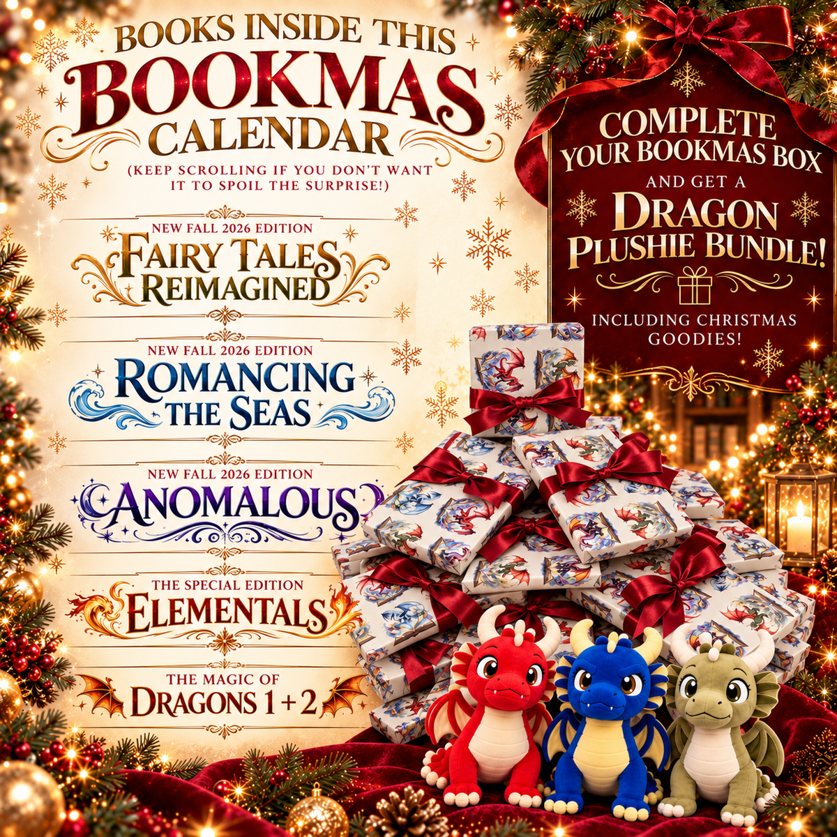The Fantasy BOOKMAS Advent Calendar Box