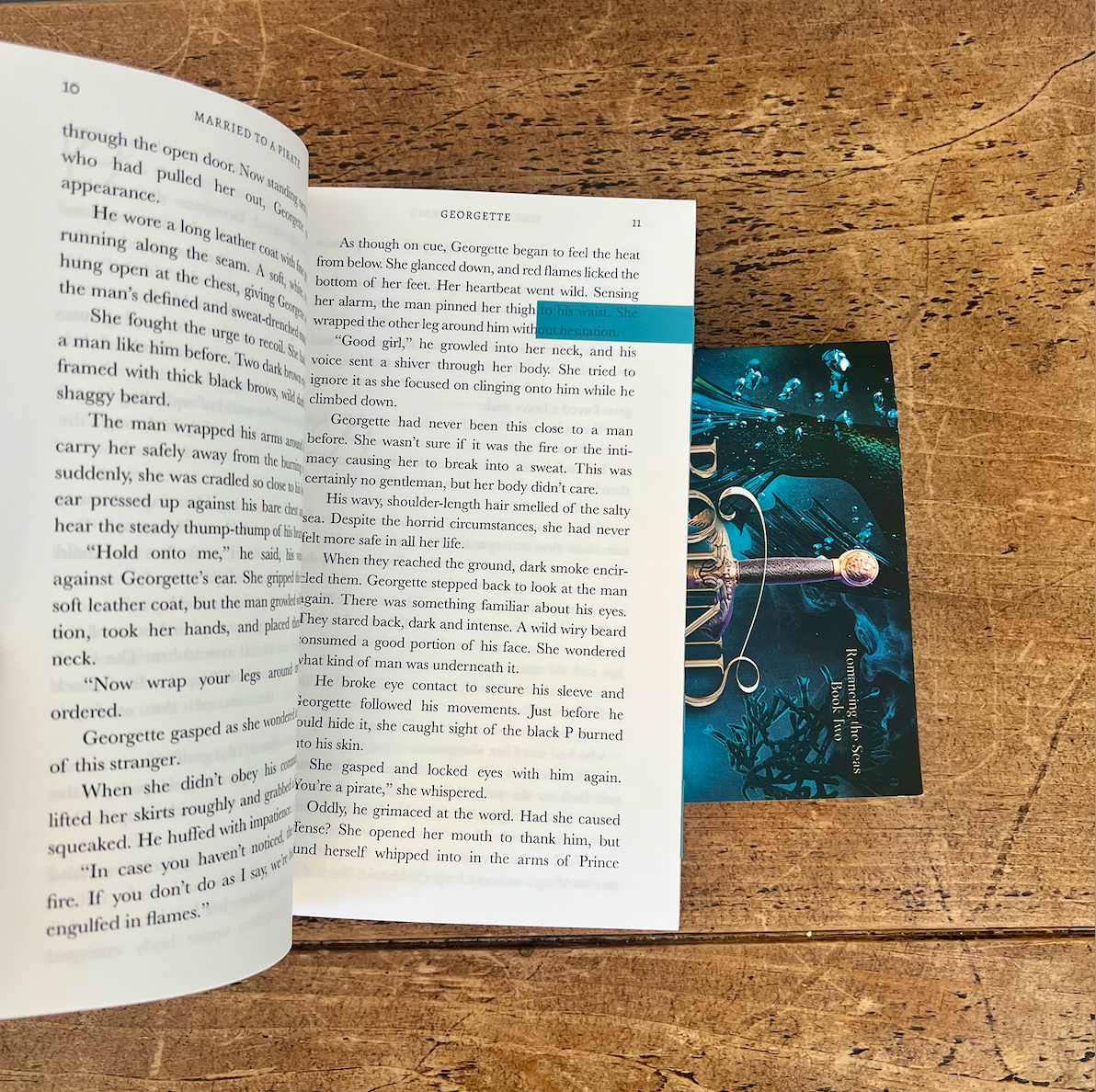 *Author Signed* Paperbacks: Married to a Pirate and Bound to a Siren