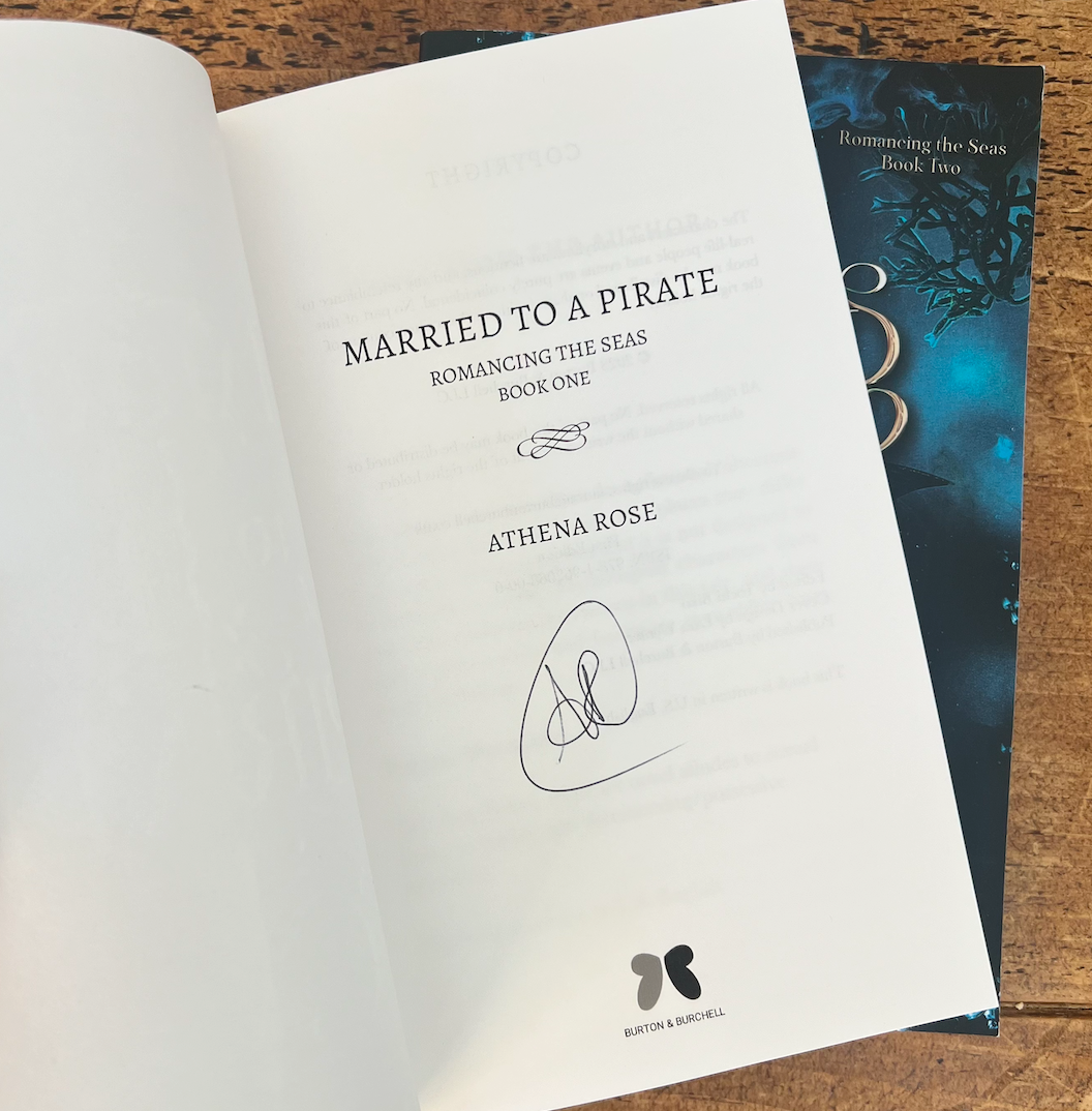 *Author Signed* Paperbacks: Married to a Pirate and Bound to a Siren