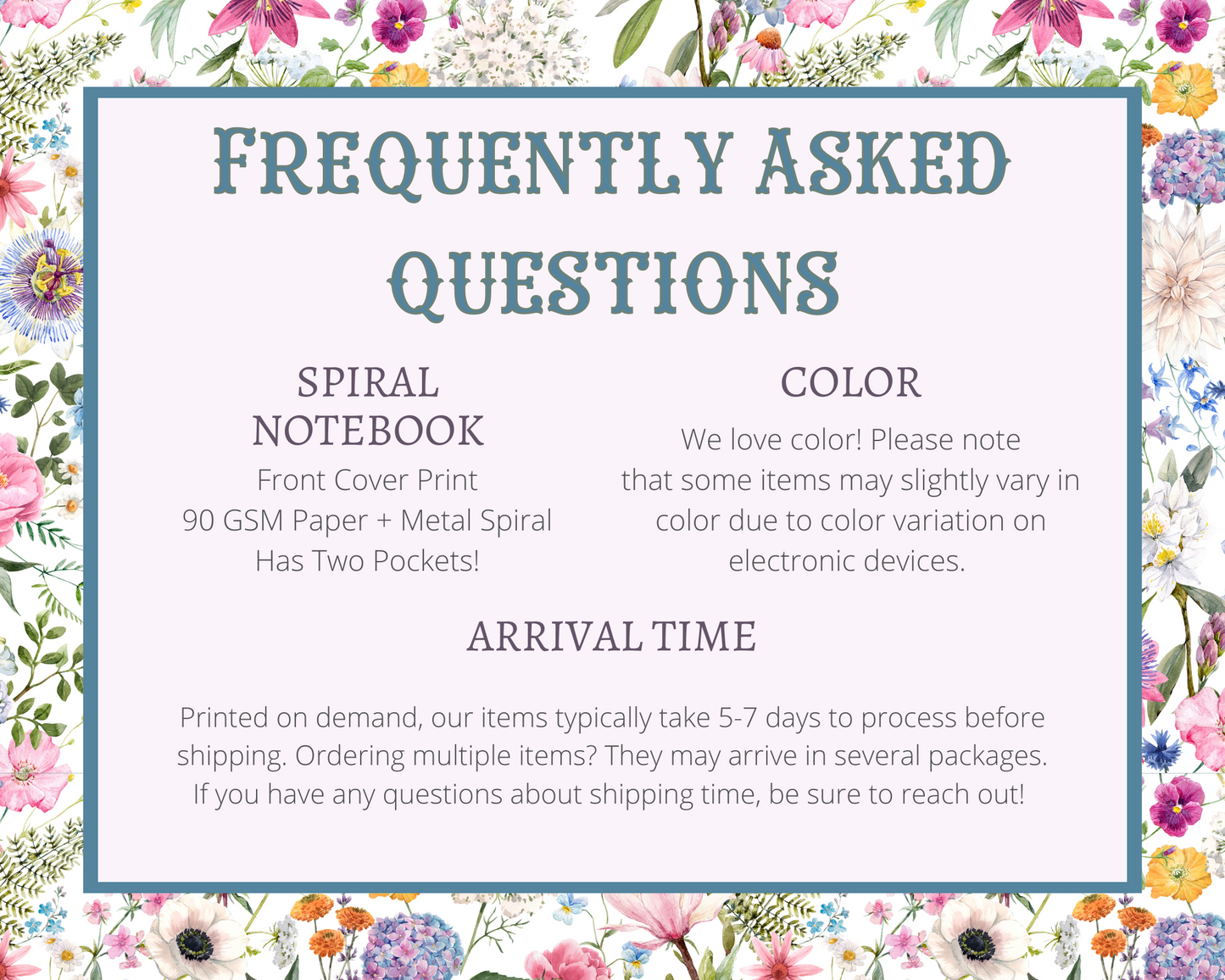 Floral Whale Notebook with Boho Celestial Feel: 118 Page Spiral Notebook