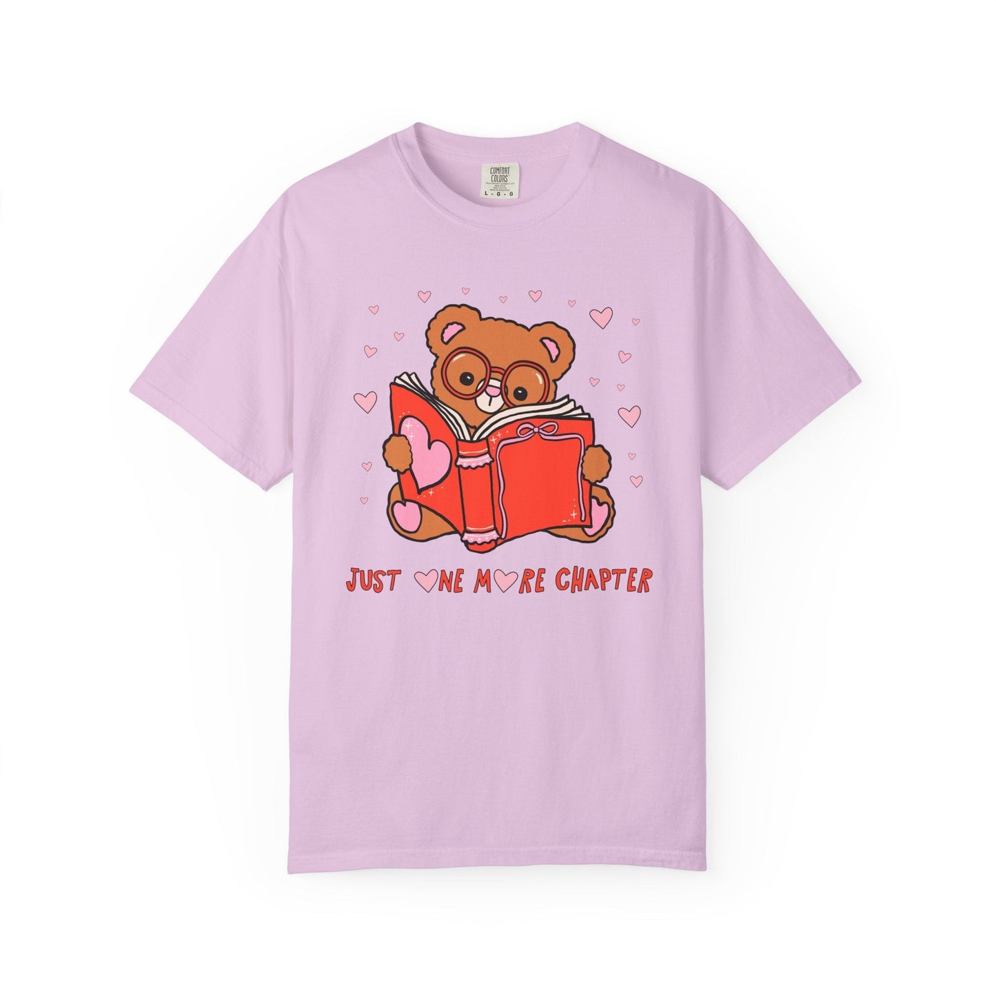 Just One More Chapter: Bookish Animal Lover Tee Shirt