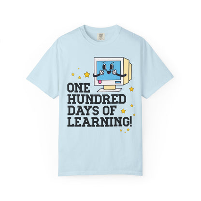100 Days of School Computer Science or Technology Teacher Tee
