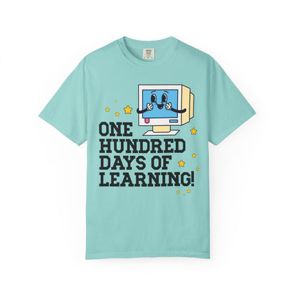 100 Days of School Computer Science or Technology Teacher Tee