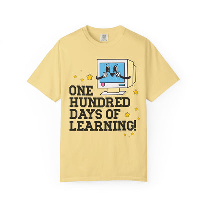 100 Days of School Computer Science or Technology Teacher Tee