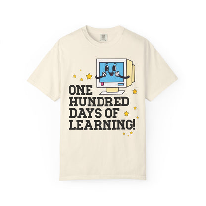 100 Days of School Computer Science or Technology Teacher Tee