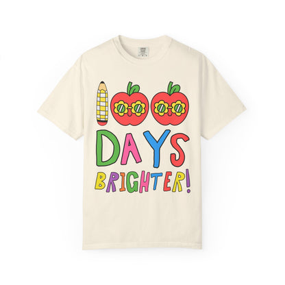 100 Days Brighter T-Shirt with Apples