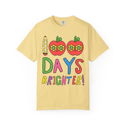 100 Days Brighter T-Shirt with Apples