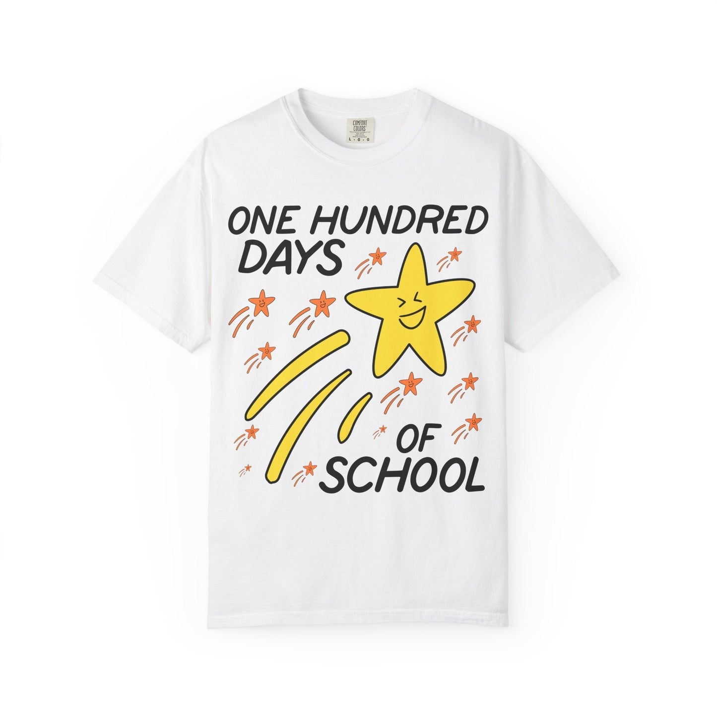 100 Days of School Matching Teacher Tee with Star