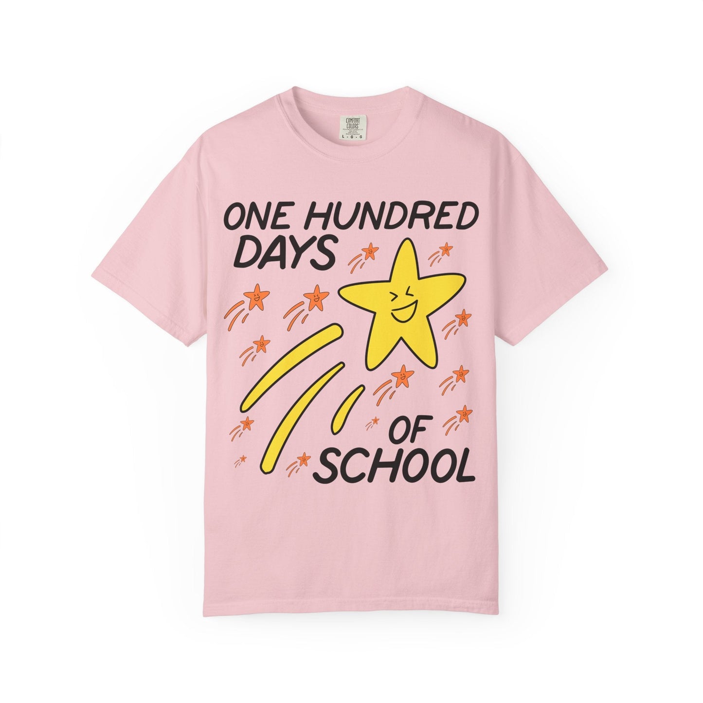 100 Days of School Matching Teacher Tee with Star