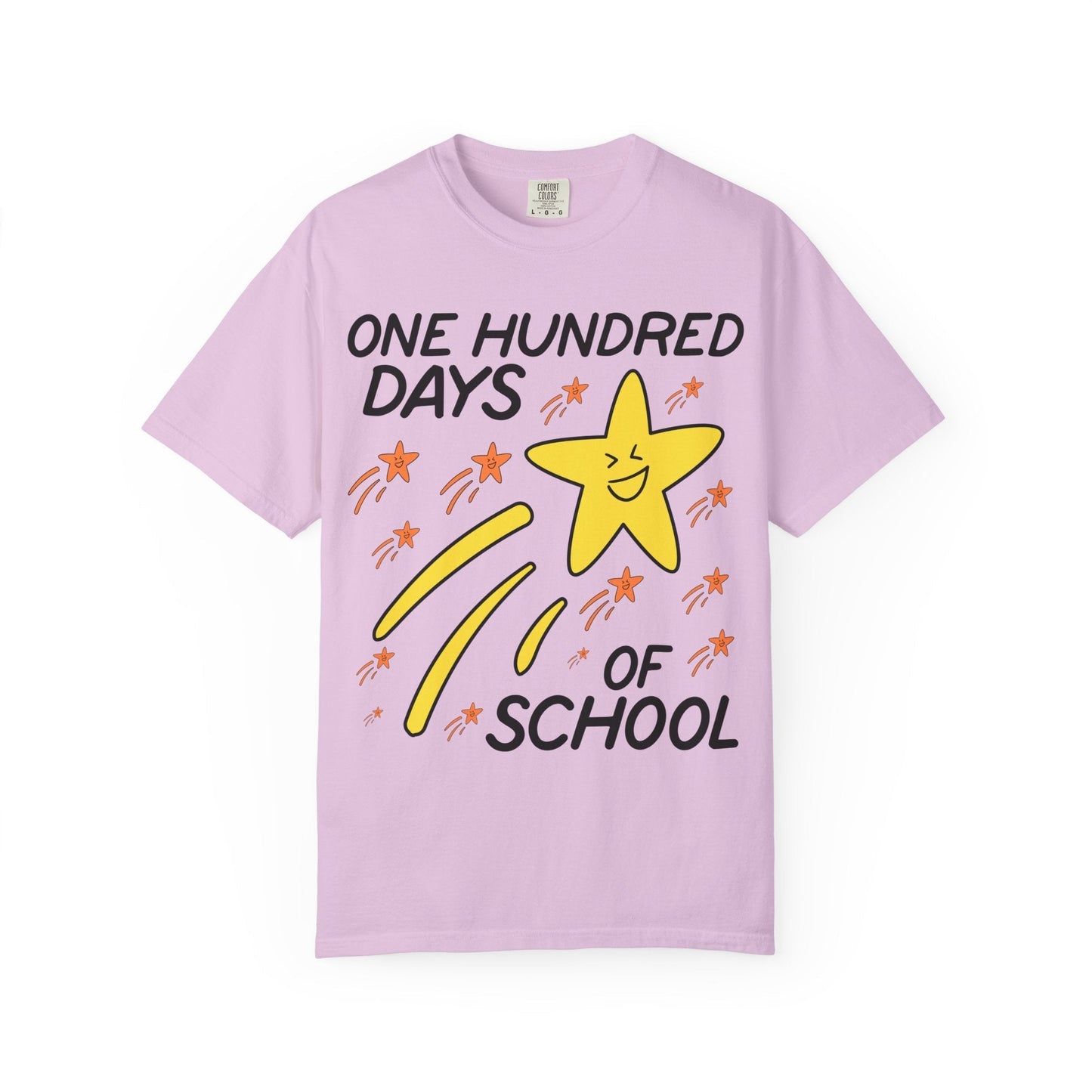 100 Days of School Matching Teacher Tee with Star