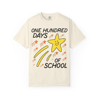 100 Days of School Matching Teacher Tee with Star