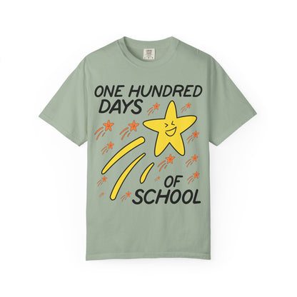 100 Days of School Matching Teacher Tee with Star