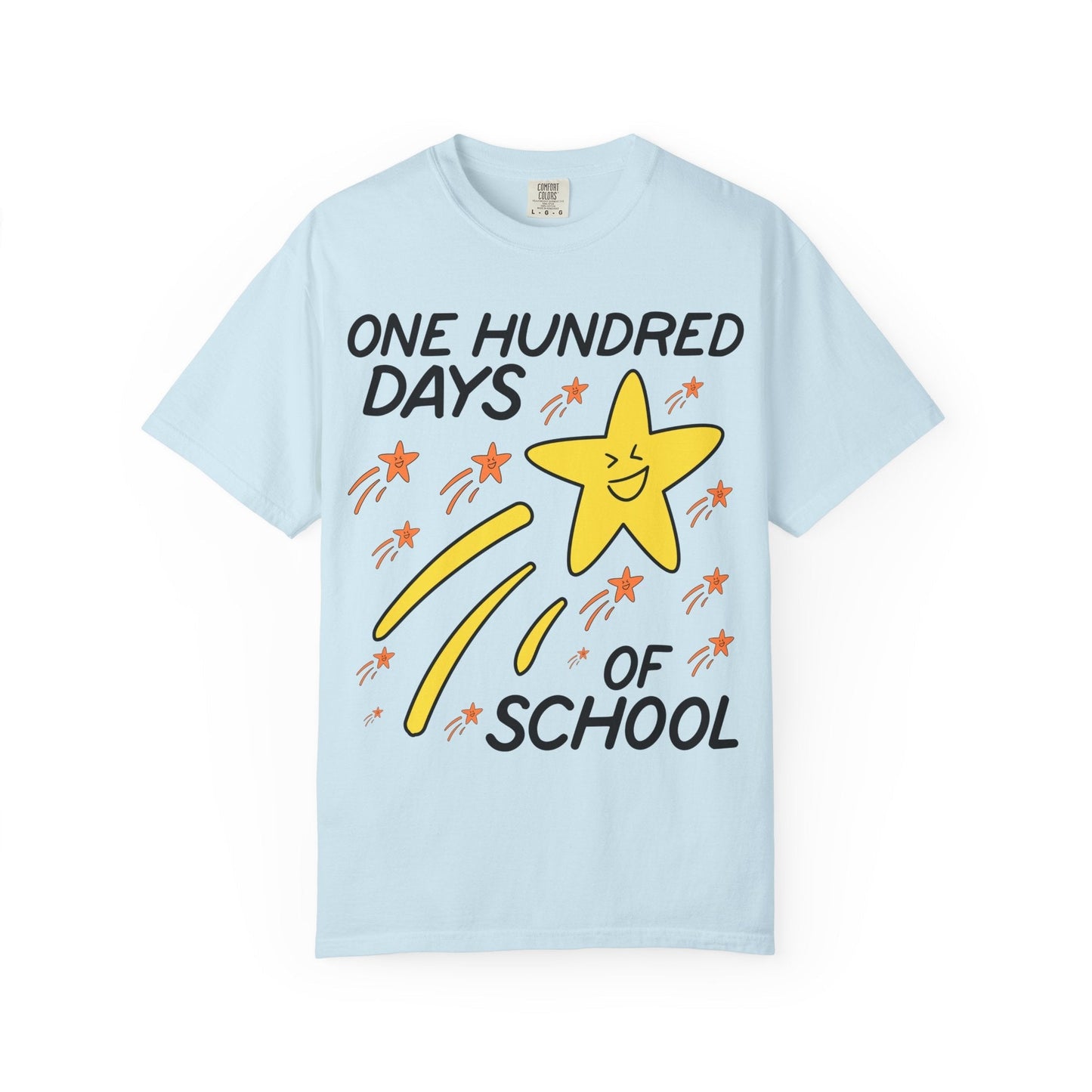 100 Days of School Matching Teacher Tee with Star