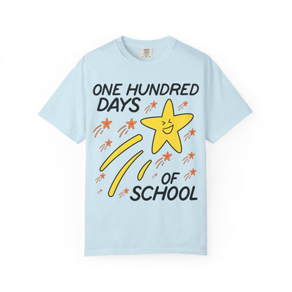 100 Days of School Matching Teacher Tee with Star