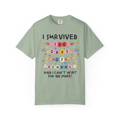 I Survived 100 Days of School Matching Tees