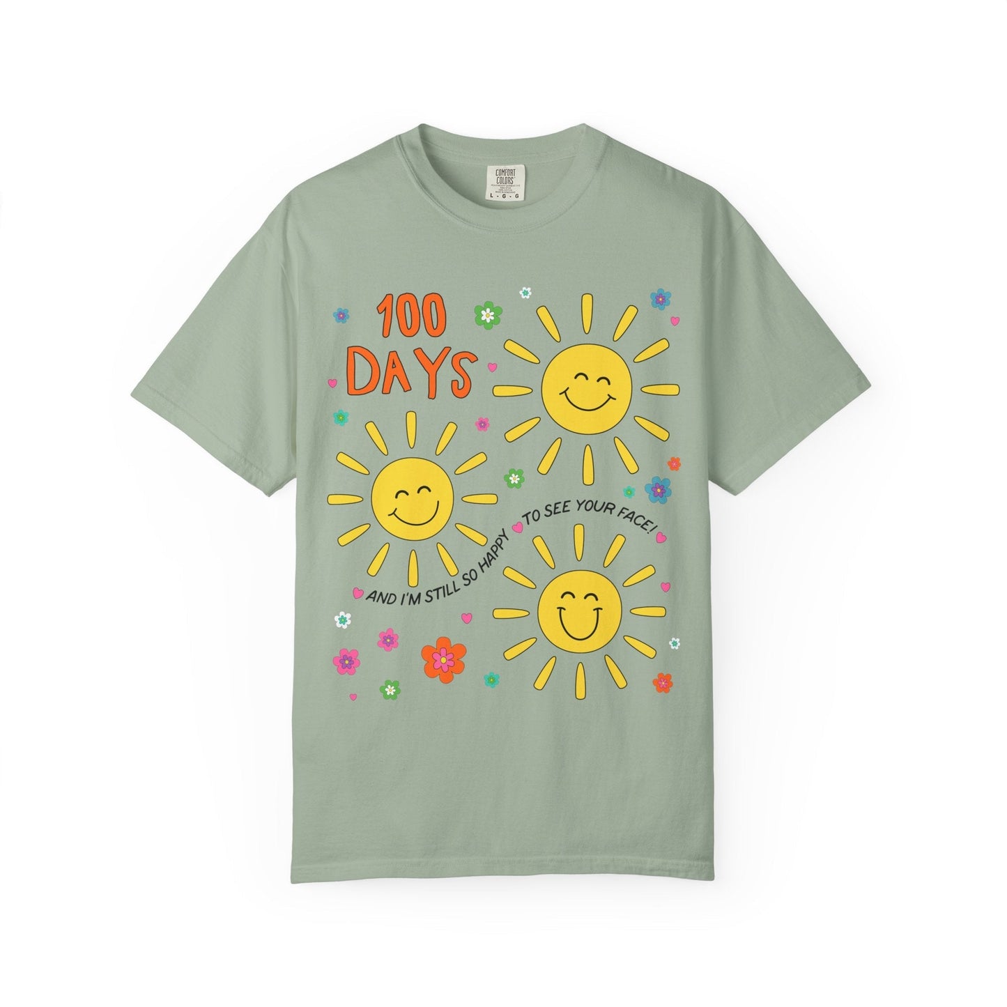 100 Days of School Tee: Still Happy to See Your Face