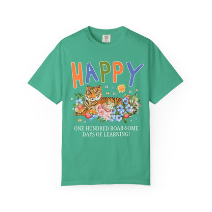 Happy 100 Roar-Some Days of Learning Tee