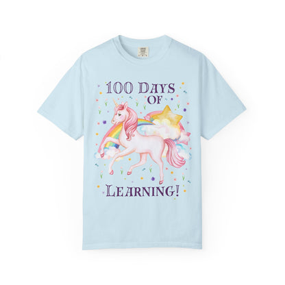 100 Days of School Unicorn Tee