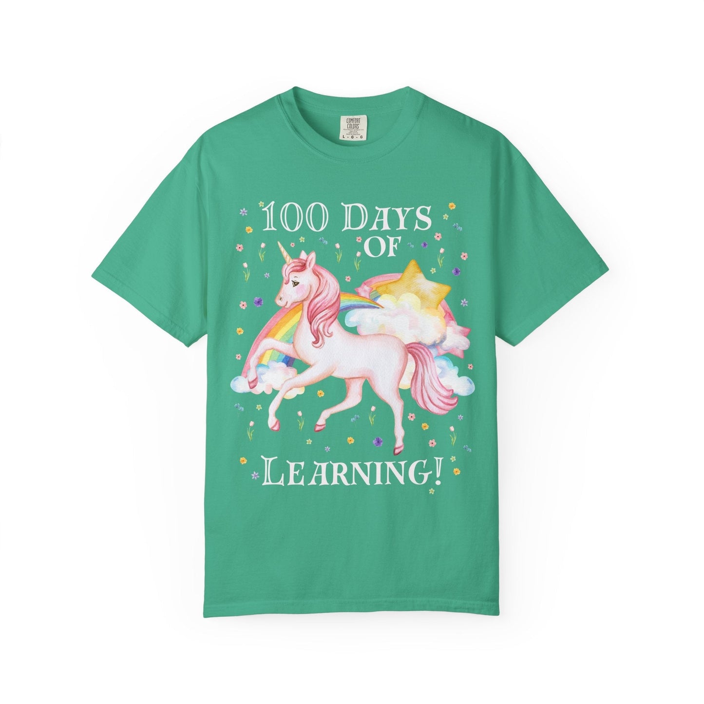 100 Days of School Unicorn Tee