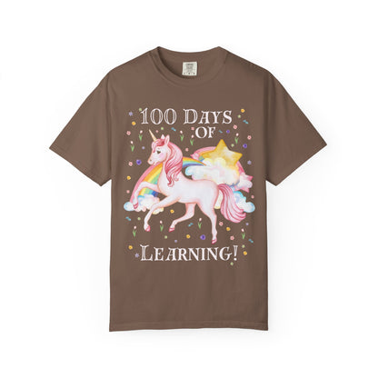 100 Days of School Unicorn Tee
