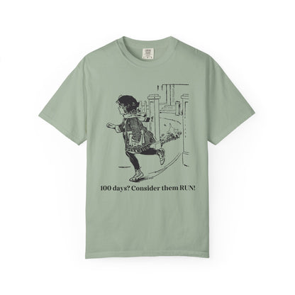 100 Days of School Teacher Tee Shirt for Cat Lover