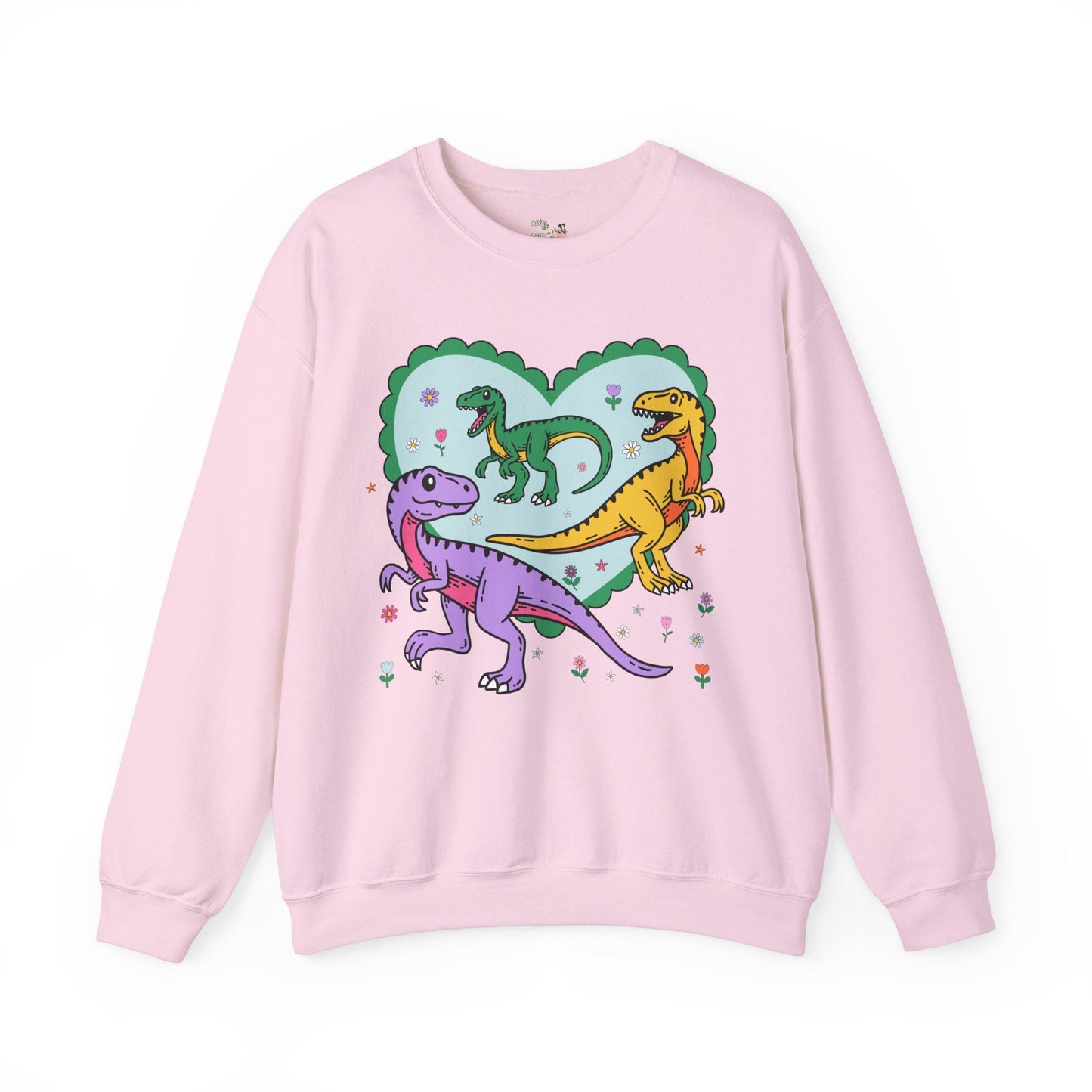 Valentine's Day Sweatshirt for Dinosaur Lover