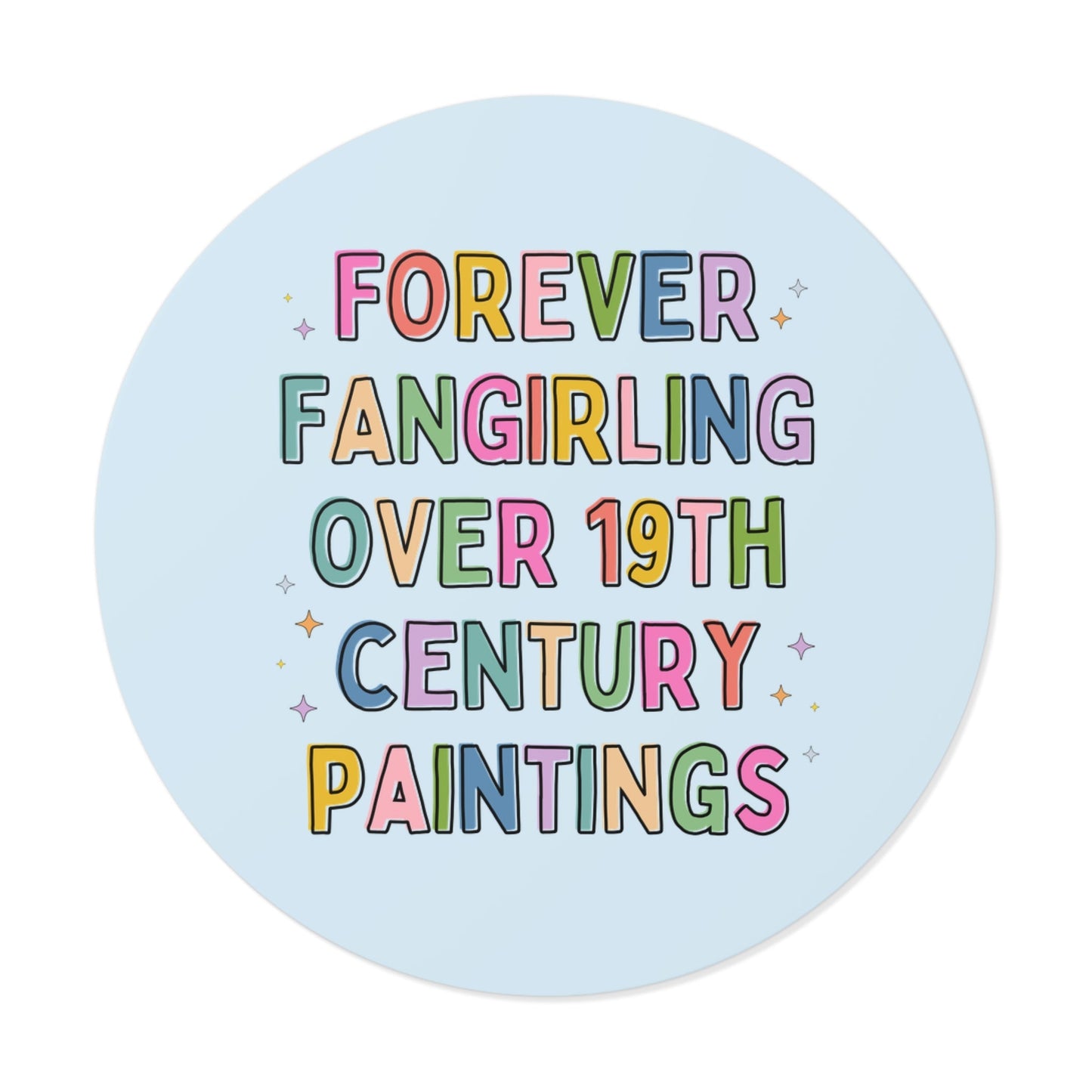 19th Century Paintings Sticker