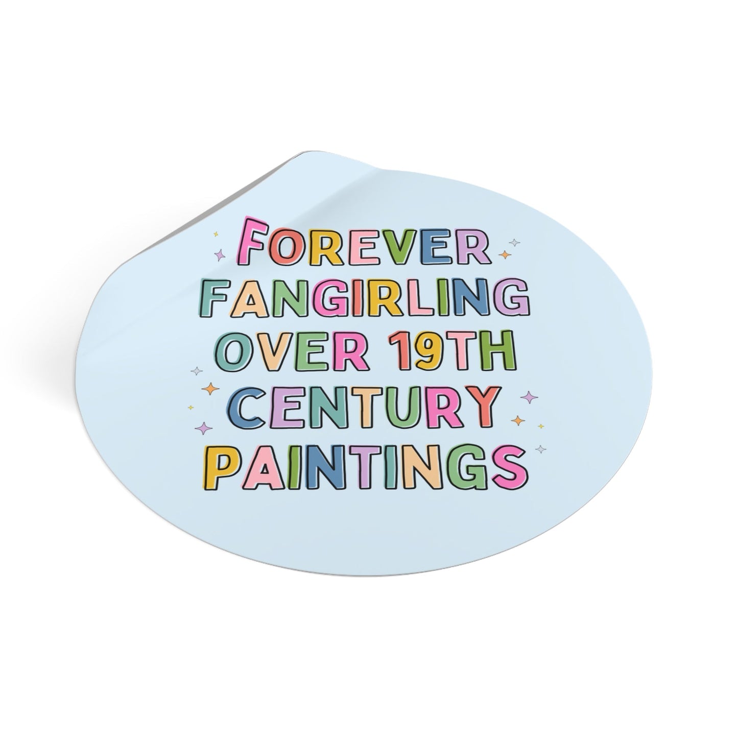 19th Century Paintings Sticker