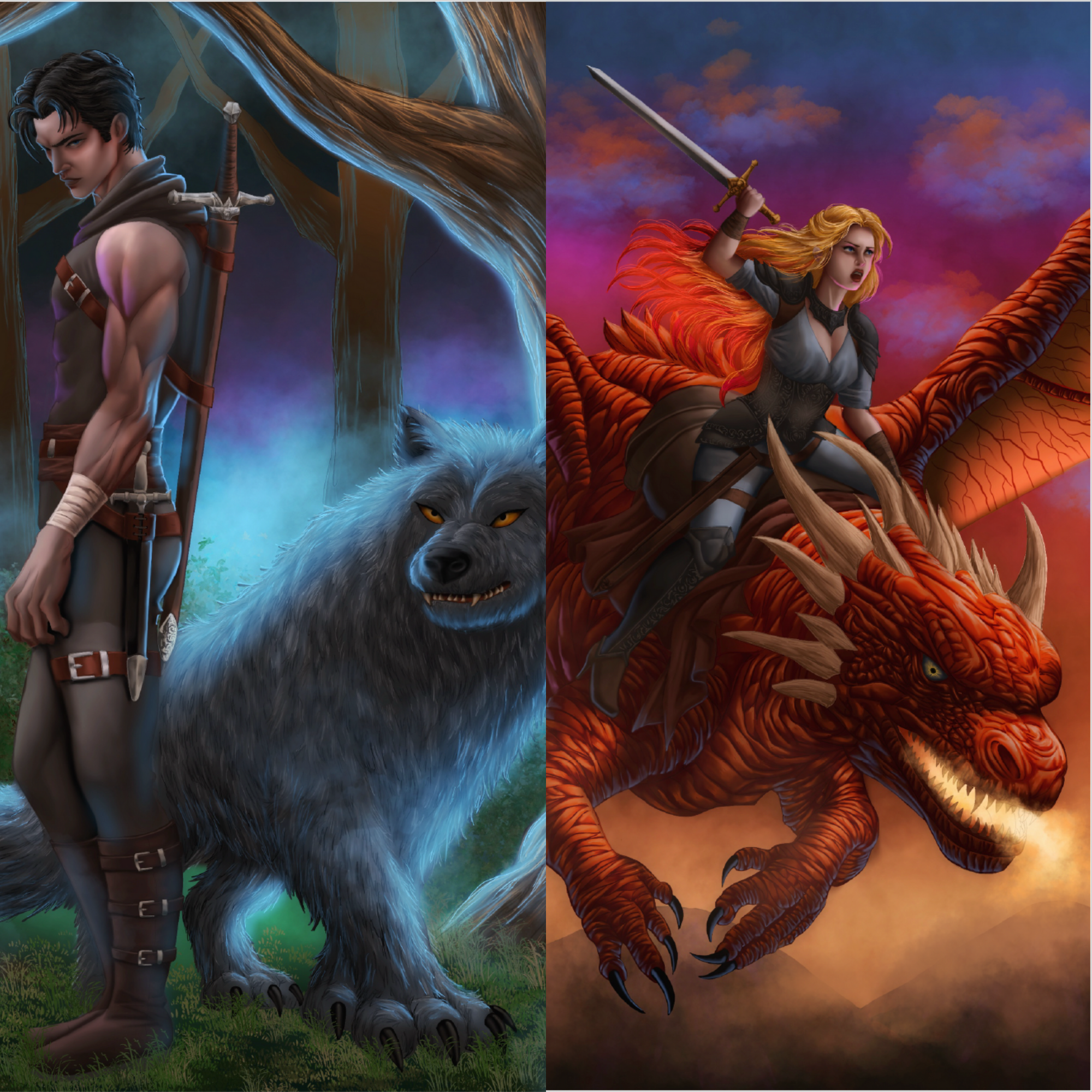 The Magic of Dragons: Riders and Hunters (Author Signed Paperback)