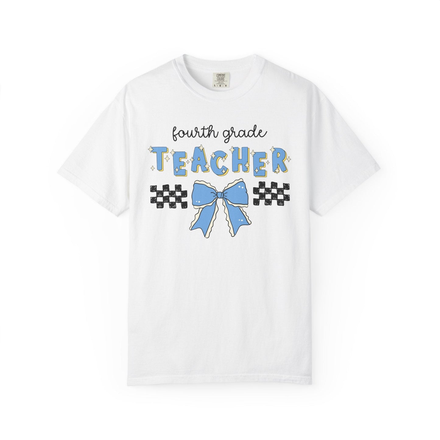4th Grade Teacher Tee with Bow