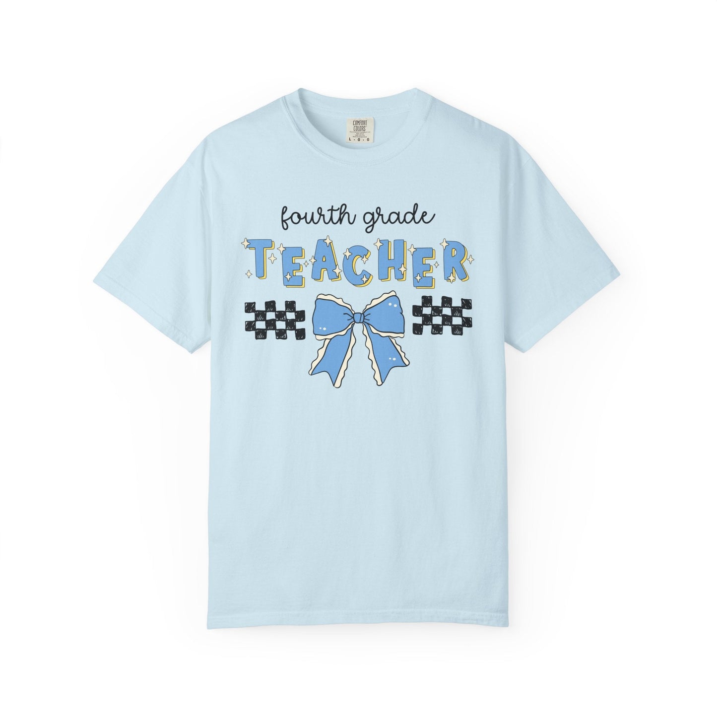 4th Grade Teacher Tee with Bow