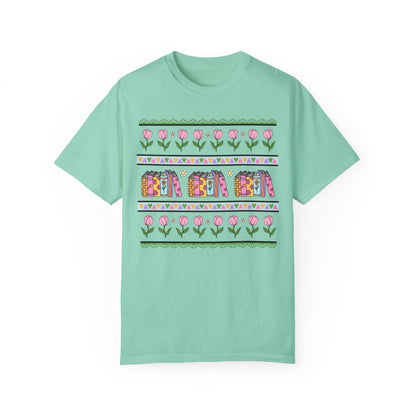 90s Book Shirt with Flowers