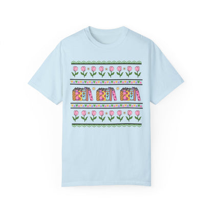 90s Book Shirt with Flowers