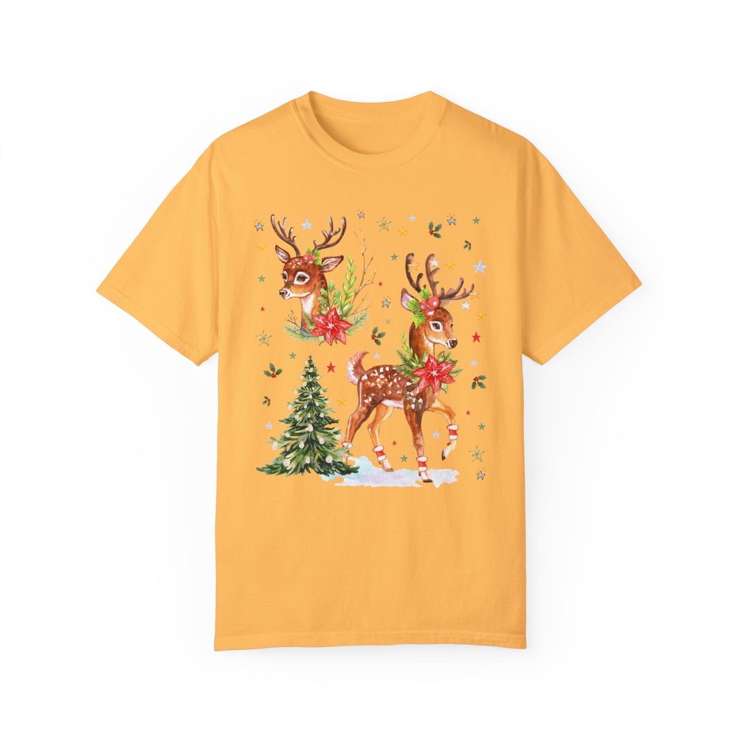 90s Style Christmas Reindeer Tee