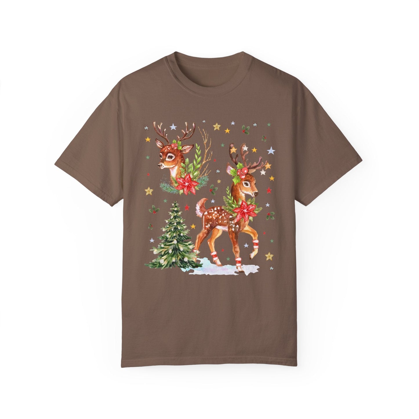 90s Style Christmas Reindeer Tee