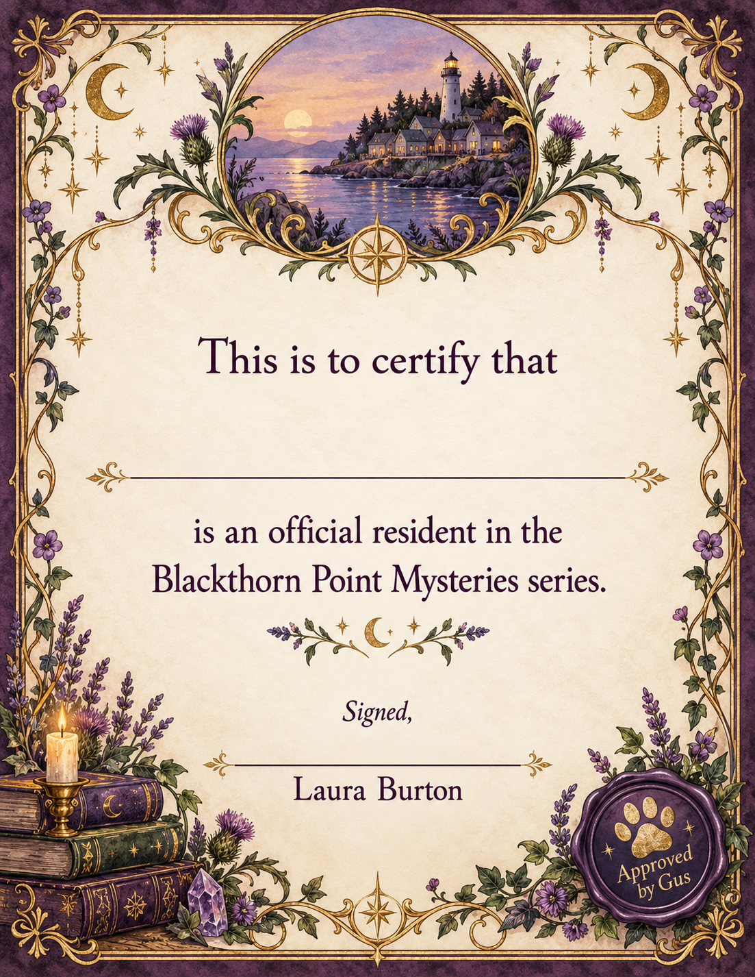 Become a Blackthorn Point Resident: Your Name in Book 2