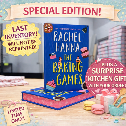 SPECIAL EDITION The Baking Games Hardcover with Sprayed Edges (+ AUTHOR-SIGNED BOOKPLATE)