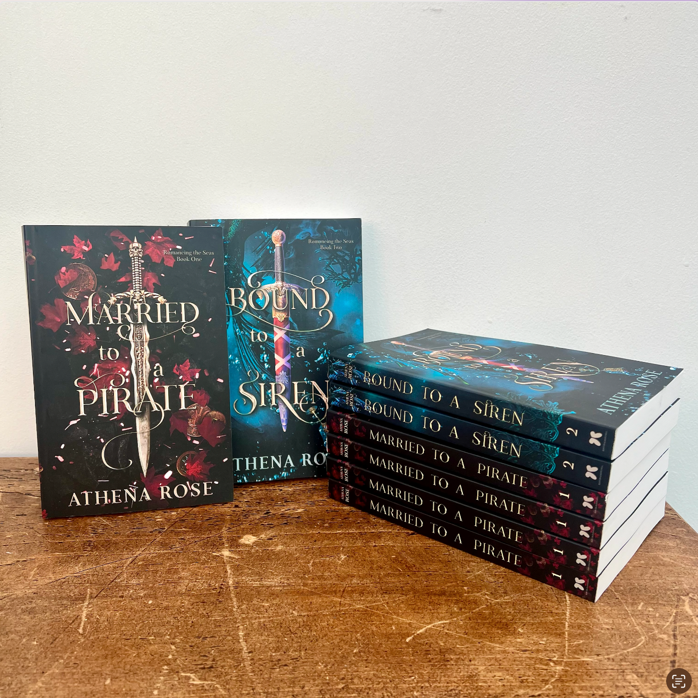*Author Signed* Paperbacks: Married to a Pirate and Bound to a Siren