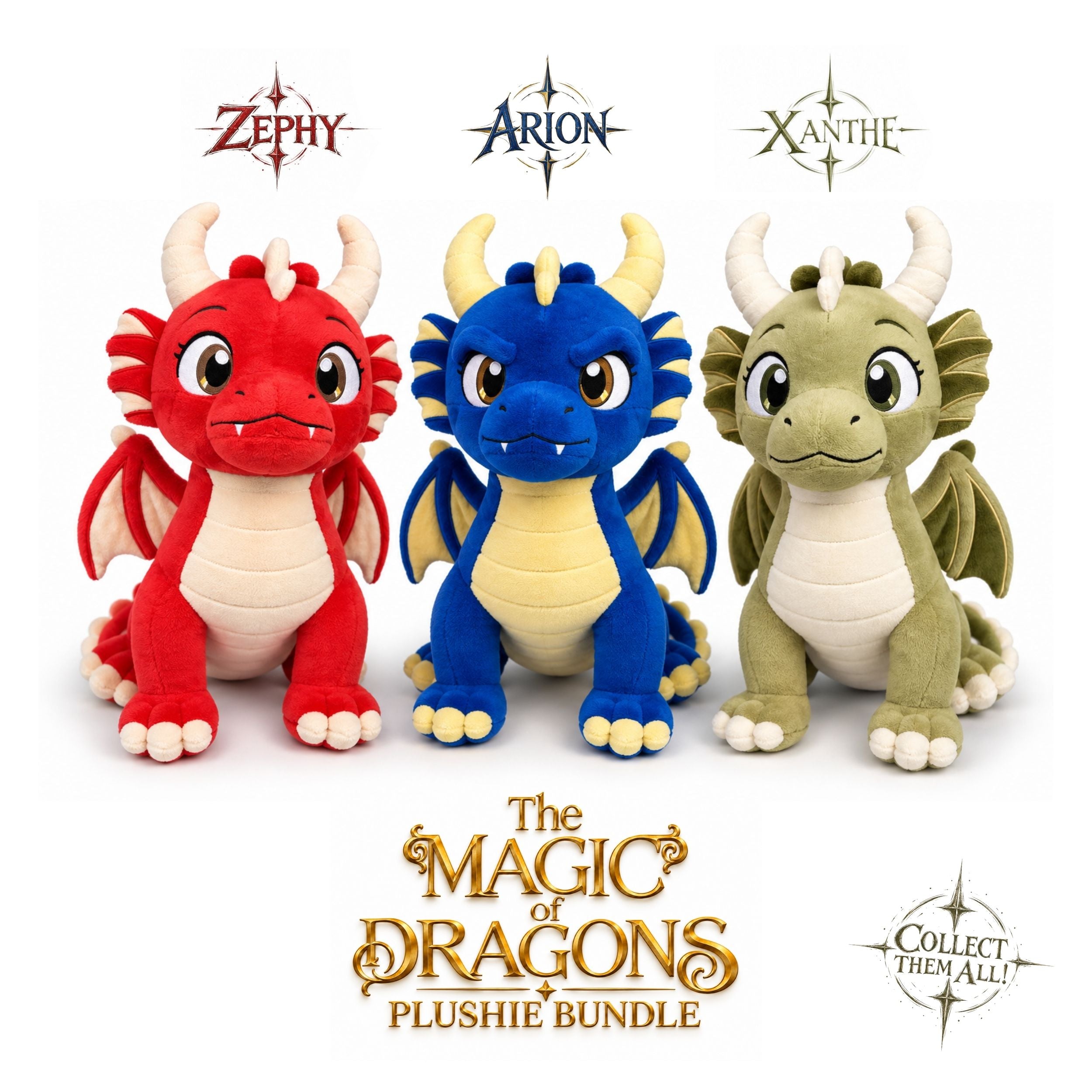 Official Plushie Bundle, from The Magic of Dragons