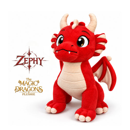 Official ZEPHY plushie, from The Magic of Dragons