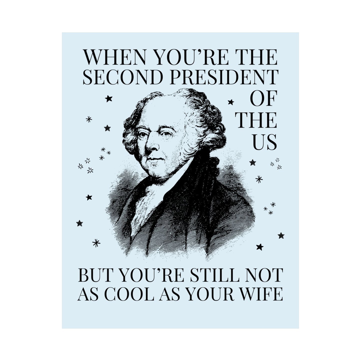 Abigail + John Adams Poster Print