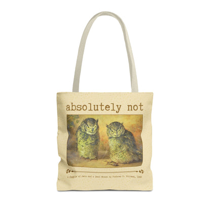 Absolutely Not Funny Art History Tote Bag for Animal Lover