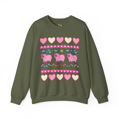 Adorable Doodle Pig Sweatshirt