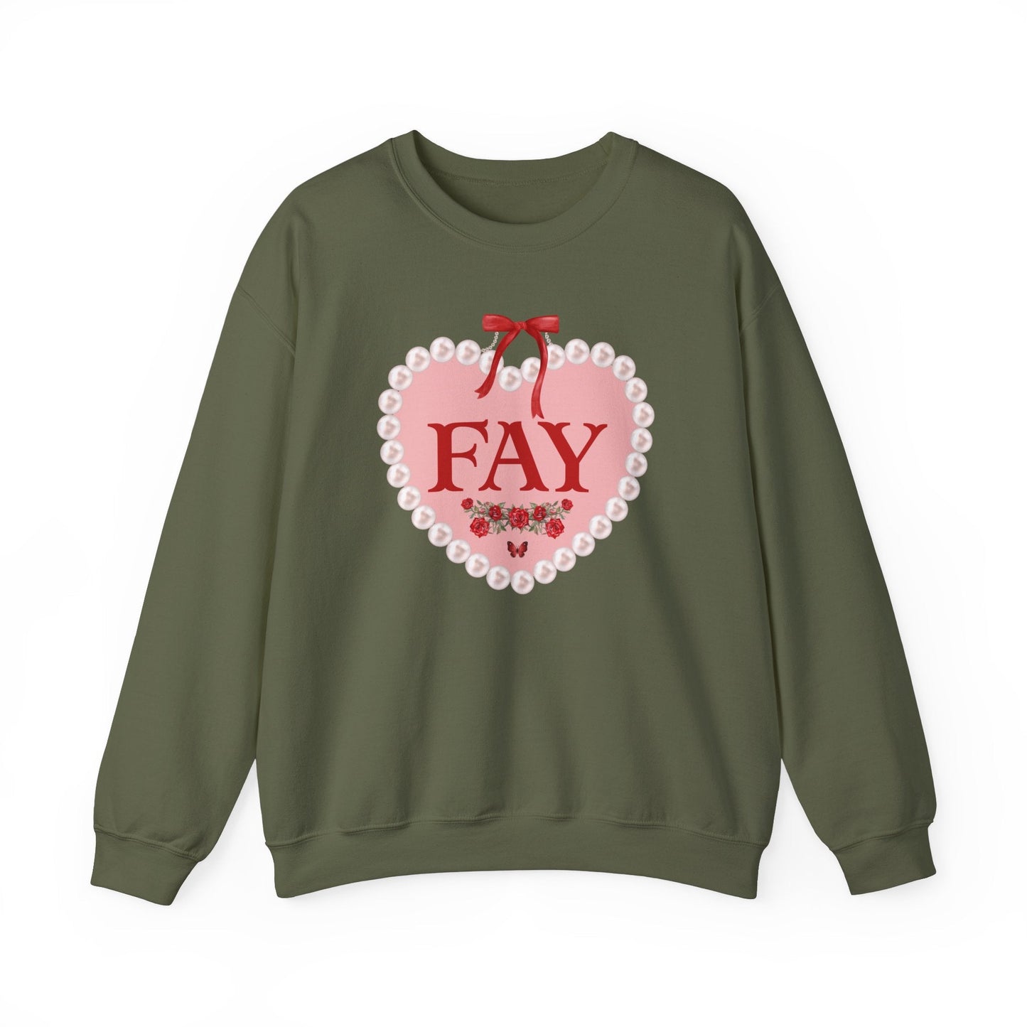Fayetteville Arkansas Sweatshirt with Heart