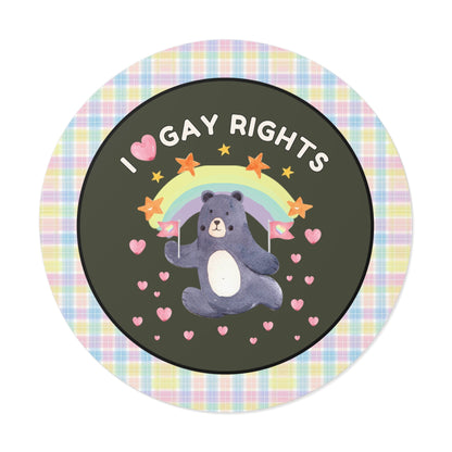 Adorable Gay Rights 90s Vibe Sticker