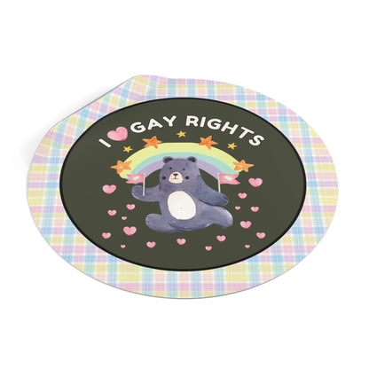 Adorable Gay Rights 90s Vibe Sticker