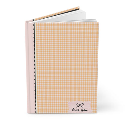 Adorable Love You Notebook: Orange