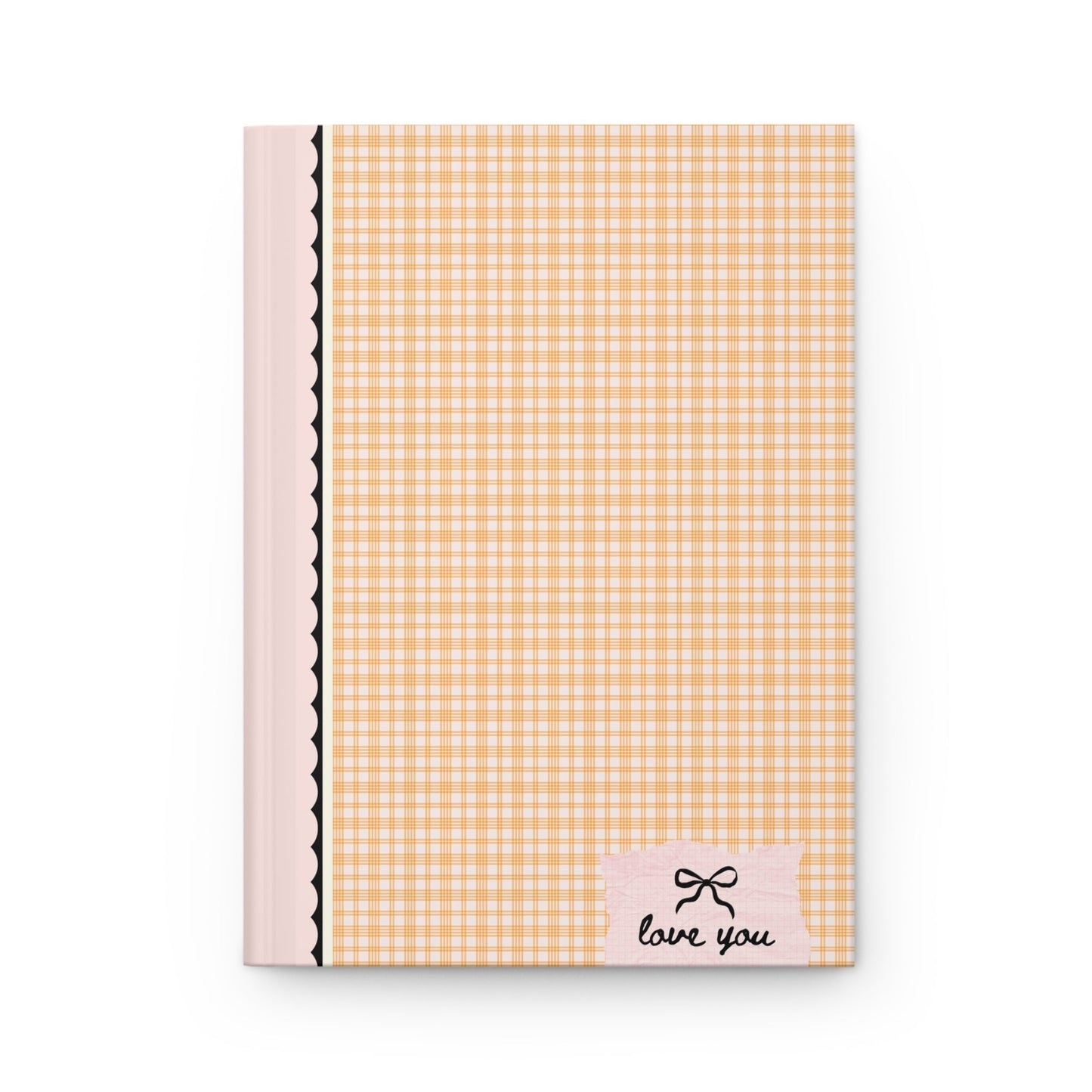 Adorable Love You Notebook: Orange