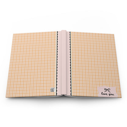 Adorable Love You Notebook: Orange
